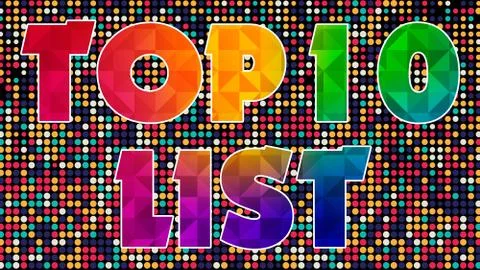 Top 10 List 002 Stock Illustration