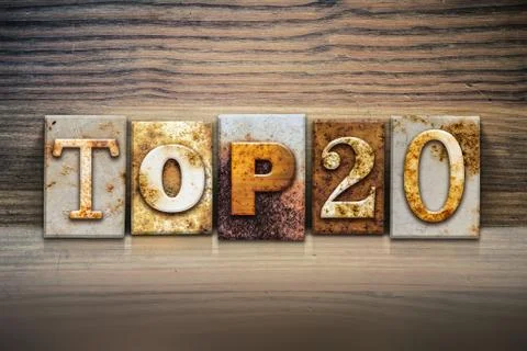 Top 20 Concept Letterpress Theme Stock Illustration