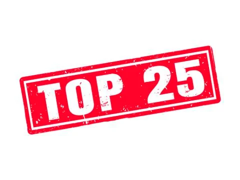 Top 25 red stamp style Stock Illustration