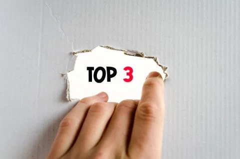 Top 3 text concept Stock Photos
