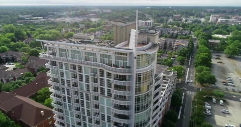 From the top of the Accent tower Stock Footage 155972388