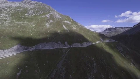 Top of the Alps Mountain (4K Drone Footage) 库存影片 72189774
