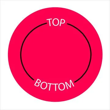 Top and Bottom  vector - Art &amp; Illustration Illustrazione stock