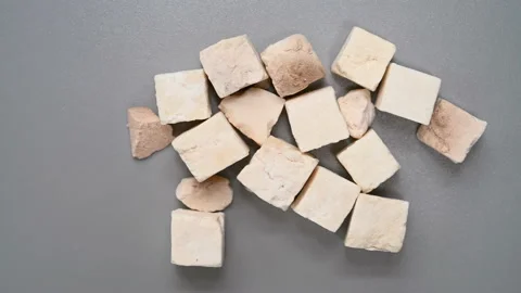 Top angle pan view herb FuLing or Poria or Indian Buead Stock Footage 146183576