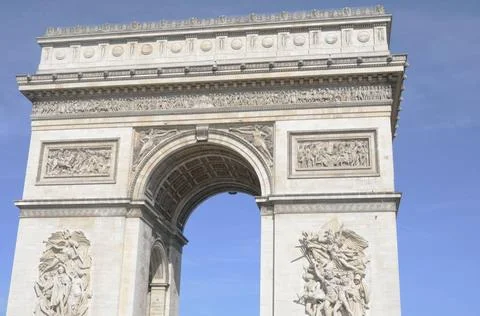 Top of Arc de Triomphe Top of Arc de Triomphe Paris Copyright: xZoonar.com... Stock-Fotos