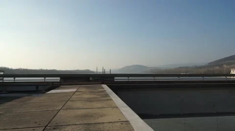 Top of the Barrage Stock Footage 50882605