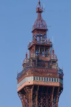 Top of the Blackpool Tower Stock Photos