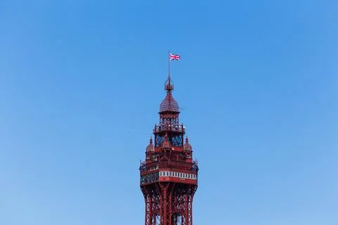 Top of the Blackpool Tower Stock Photos