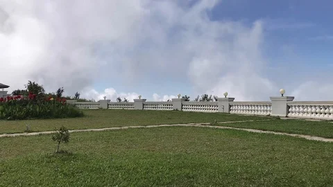 On top of BOKO Paradise Mountain. 库存影片 112682317