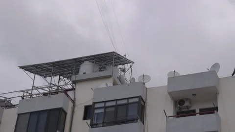 Top of Building Stock Footage 308752028