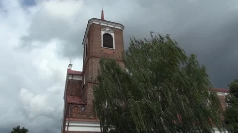 Top of Cathedral Basilica Stock Footage 11498922