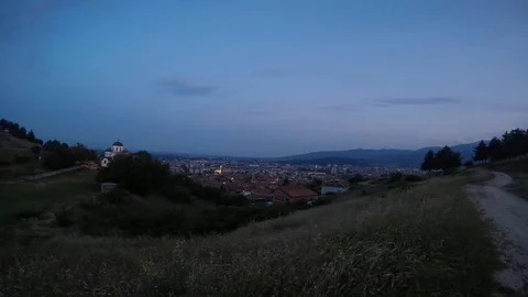 Top Of City Timelapse Stock Footage 101664545