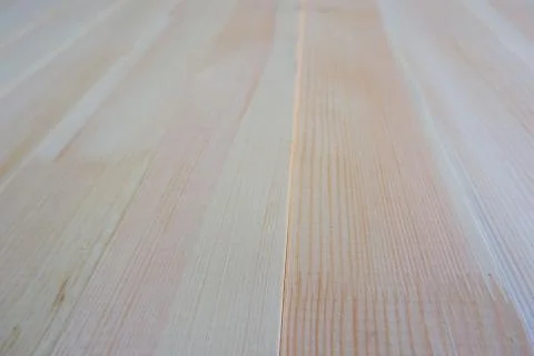 Top close up view of stack of three-layer wooden glued laminated timber beams 스톡 사진