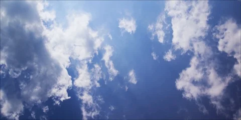Top Clouds Time Lapse In A Sunny Day Stock Footage 108278478