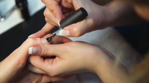 Top coating of clear nail Polish Vidéo 60601936