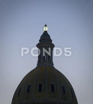 Top of Colorado State Capitol Stock Photos