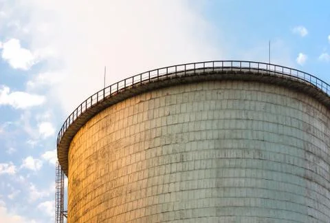 The top of cooling tower Stock Photos