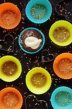 Top cupcakes Stock Photos