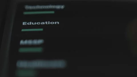 Top cyber attack targeted industries Stock Footage 302714836