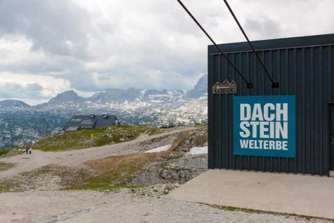 On Top of Dachstein Stock Photos