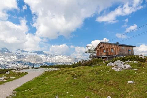 On Top of Dachstein Stock Photos