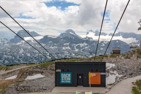 On Top of Dachstein Stock Photos