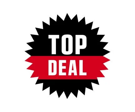 Top Deal E-commerce Discount Offer Tags Design Vector Illustration Stock Illustration