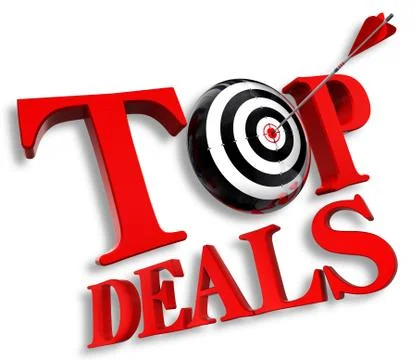 Top delas red logo Stock Illustration