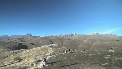 Top of Desert Hill Stock Footage 84332323