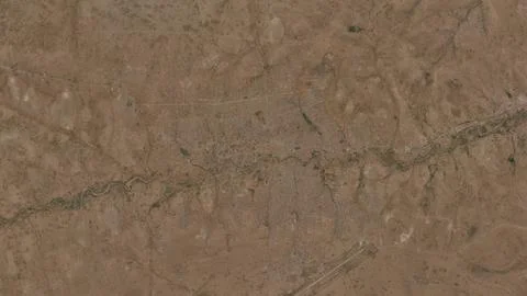 Top-down aerial 3D illustration of Hargeisa, Somalia Stock Illustration