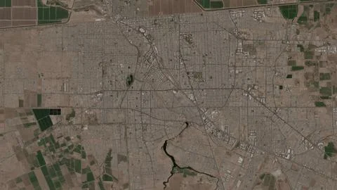 Top-down aerial 3D illustration of Mexicali, Mexico Ilustración de archivo