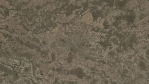 Top-down aerial 3D illustration of Buram, Sudan Stock Illustration
