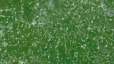 Top-down aerial 3D illustration of Bhore, India Stock Illustration
