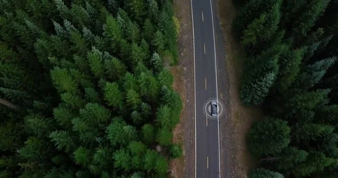 Top Down Aerial Drone Tracking Location 스톡 동영상 104174151