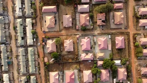 Top down aerial landscape Stock Footage 228309896