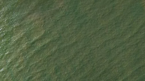 Top down aerial turquoise sea water texture Stock Photos