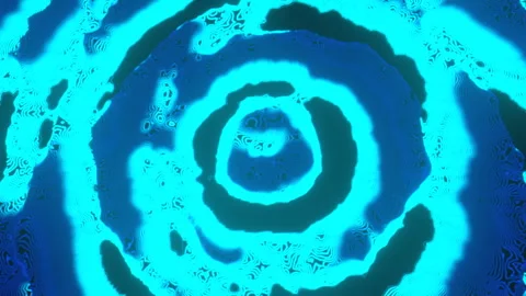 Top-Down Aerial View of Pulsing Metal Radar Waves, 4K ProRes 422 HQ Stock Footage 336746590