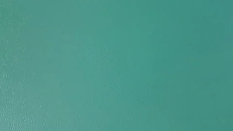 Top-down aerial view of smooth deep-green water surface. Stock Footage 341273288
