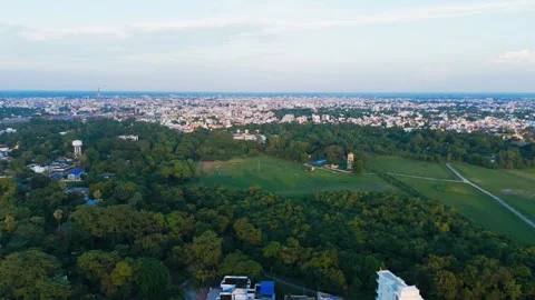 Top down Buildings and Apartment with Multiple Building aerial. Stock Footage 317939957