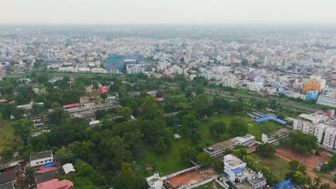 Top down Buildings and Apartment with Multiple Building aerial. Stock Footage 317940258