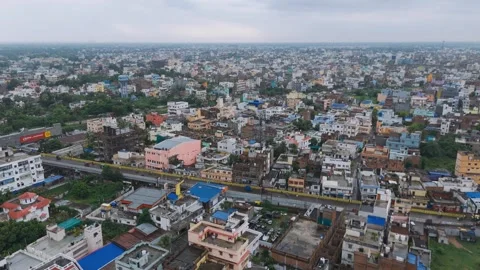 Top down Buildings and Apartment with Multiple Building aerial. Stock Footage 317940334