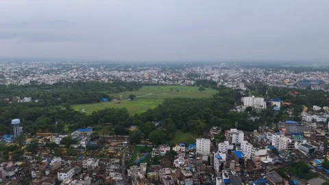 Top down Buildings and Apartment with Multiple Building aerial. 動画素材 317940346