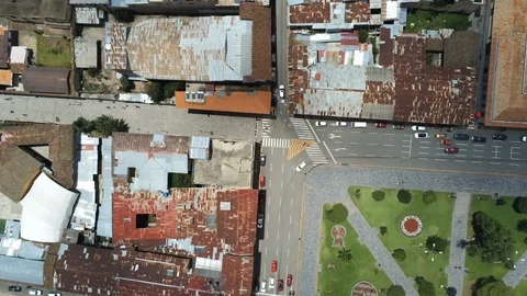 Top down Cajamarca Stock Footage 106984878