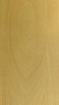 Top Down Close Up of Smooth Light Yellow Wood Grain Texture Stockfoto's