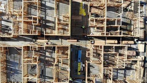 Top Down Construction 库存影片 86703278