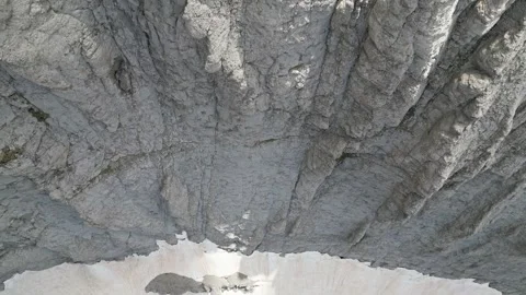 Top Down Drone Flight Over Stefani Peak Cliffs Revealing Mount Olympus North Stock Footage 340322358