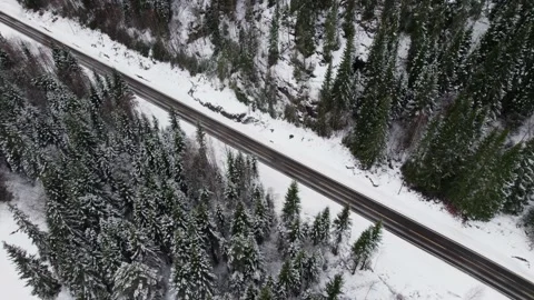 Top down drone video Norway Vídeo Stock 229925251