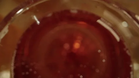 Top-down forward tracking into wine glass Видео 335704412