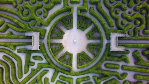 Top Down Gardens Stock Footage 169169499