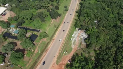 Top down highway Stock Footage 208515430